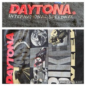 Vintage Daytona Intl Speedway '98 Bike Week Long Sleeve T-Shirt XL Black